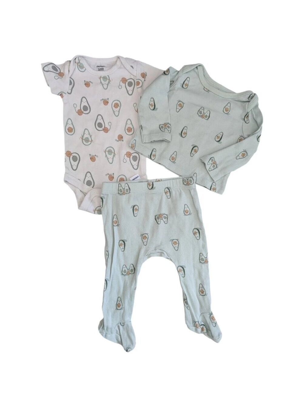 Gerber 3 Piece Avocado Set 0-3m